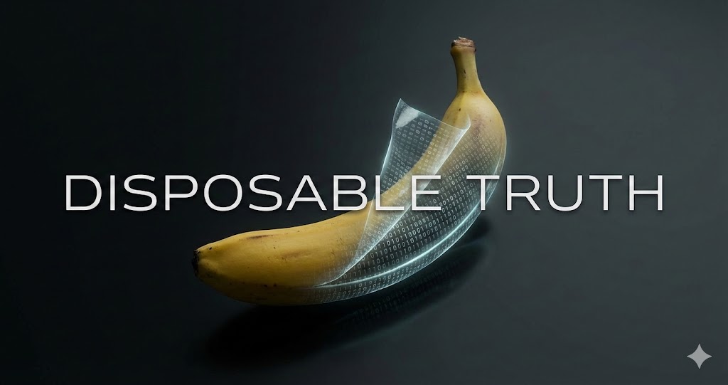 Disposable Truth - Concept Image